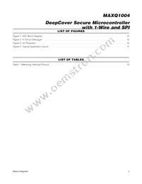 MAXQ1004-B01+ Datasheet Page 3