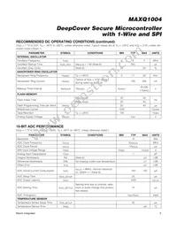 MAXQ1004-B01+ Datasheet Page 5