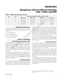 MAXQ1004-B01+ Datasheet Page 13