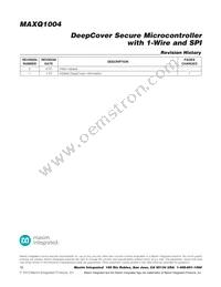 MAXQ1004-B01+ Datasheet Page 18