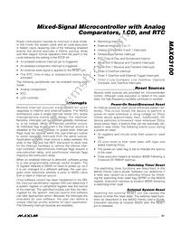 MAXQ3100-EMN+ Datasheet Page 21