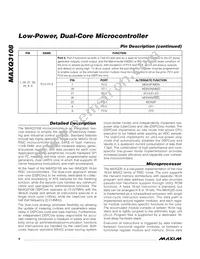 MAXQ3108-FFN+ Datasheet Page 8