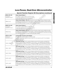 MAXQ3108-FFN+ Datasheet Page 19