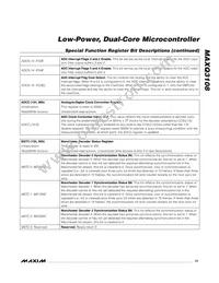 MAXQ3108-FFN+ Datasheet Page 21