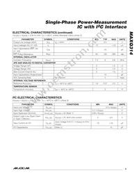 MAXQ314+ Datasheet Page 5