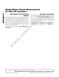 MAXQ314+ Datasheet Page 16