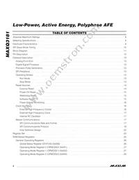 MAXQ3181-RAN+ Datasheet Page 2