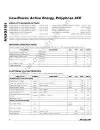 MAXQ3181-RAN+ Datasheet Page 8