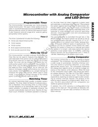 MAXQ3212-EJX+ Datasheet Page 19