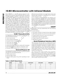 MAXQ610X-2016+ Datasheet Page 18