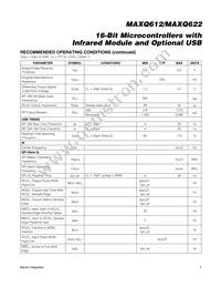 MAXQ612J-UEI+ Datasheet Page 7