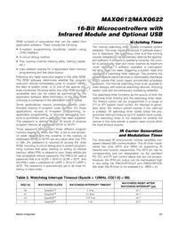 MAXQ612J-UEI+ Datasheet Page 23
