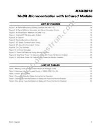 MAXQ613A-UEI+ Datasheet Page 3