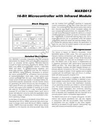 MAXQ613A-UEI+ Datasheet Page 11
