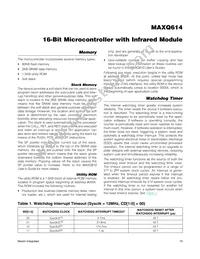 MAXQ614V-UEI+T Datasheet Page 10