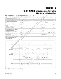 MAXQ615-F00+T Datasheet Page 4