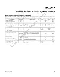 MAXQ617V-L000+UW Datasheet Page 6