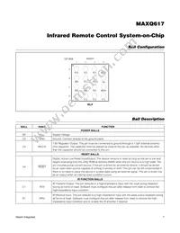 MAXQ617V-L000+UW Datasheet Page 7