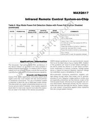 MAXQ617V-L000+UW Datasheet Page 21