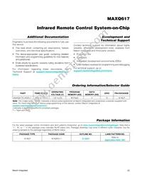 MAXQ617V-L000+UW Datasheet Page 22