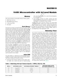 MAXQ618J-UEI+ Datasheet Page 12