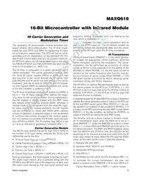 MAXQ618J-UEI+ Datasheet Page 13