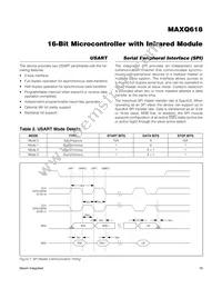 MAXQ618J-UEI+ Datasheet Page 18