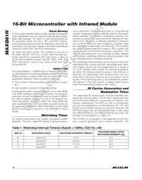 MAXQ61HX-2621+ Datasheet Page 10