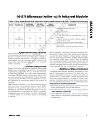 MAXQ61HX-2621+ Datasheet Page 21