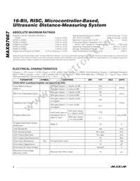 MAXQ7667AACM/V+GB Datasheet Page 2