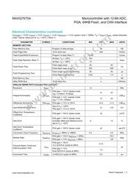 MAXQ7670AATL/V+ Datasheet Page 3