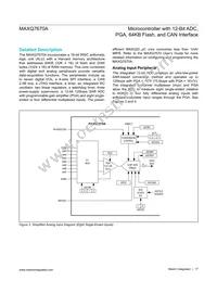 MAXQ7670AATL/V+ Datasheet Page 17