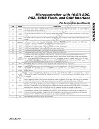 MAXQ7670ATL+T Datasheet Page 15