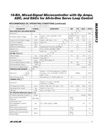 MAXQ8913X-0000+ Datasheet Page 5