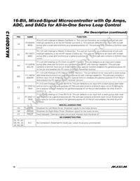 MAXQ8913X-0000+ Datasheet Page 16