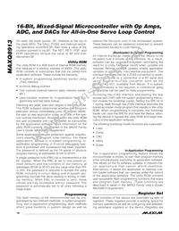 MAXQ8913X-0000+ Datasheet Page 18