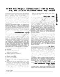 MAXQ8913X-0000+ Datasheet Page 19