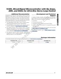 MAXQ8913X-0000+ Datasheet Page 21