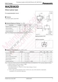 MAZE062D0L Datasheet Cover