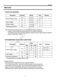 MB15U36PFV-G-BNDE1 Datasheet Page 5