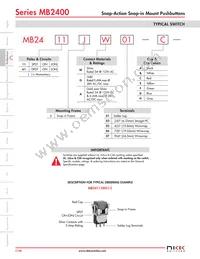 MB2411JW05 Datasheet Page 13