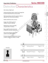 MB2511JG01 Datasheet Page 2