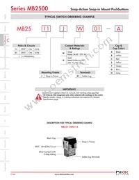 MB2511JG01 Datasheet Page 9