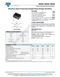 MB2M-E3/45 Datasheet Cover