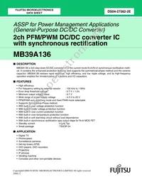 MB39A136PFT-G-JN-ERE1 Datasheet Cover