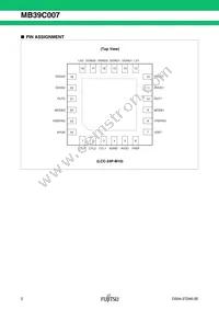 MB39C007WQN-G-JN-ERE1 Datasheet Page 2