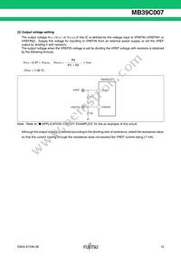 MB39C007WQN-G-JN-ERE1 Datasheet Page 15