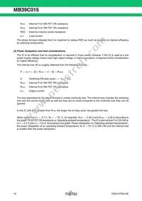 MB39C015WQN-G-JN-ERE1 Datasheet Page 16