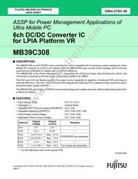 MB39C308BGF-G-ERE1 Datasheet Page 2