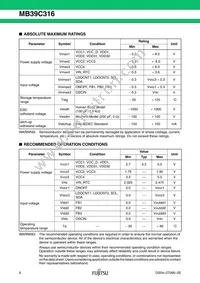 MB39C316PW-G-ERE1 Datasheet Page 7